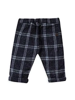 Baby Boy's & Little Boy's Wool-Blend Plaid Pants