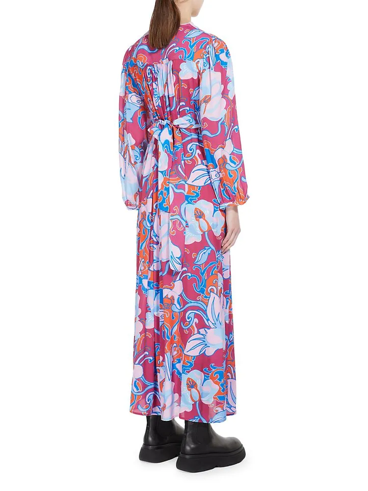 Floral Georgette Maxi Dress