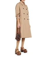 Wool-Blend Trench Coat