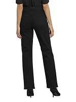 Bailey Pull-On Straight-Leg Jeans