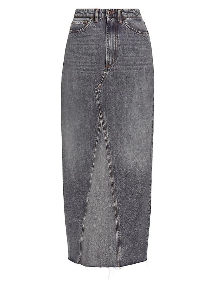 Charlotte Denim Maxi Skirt