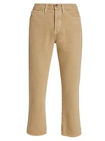 Austin High-Rise Cropped Straight-Leg Jeans