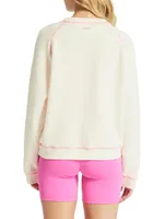 Bandier x Barbie Fleece Crewneck Sweater