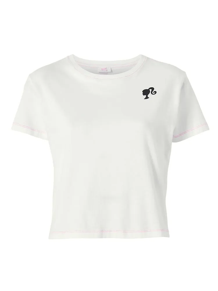 Bandier x Barbie Boxy Crop T-Shirt