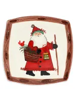 Old St. Nick Outdoorsman Square Platter