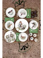 Wildlife 8-Piece Assorted Salad Plate Set