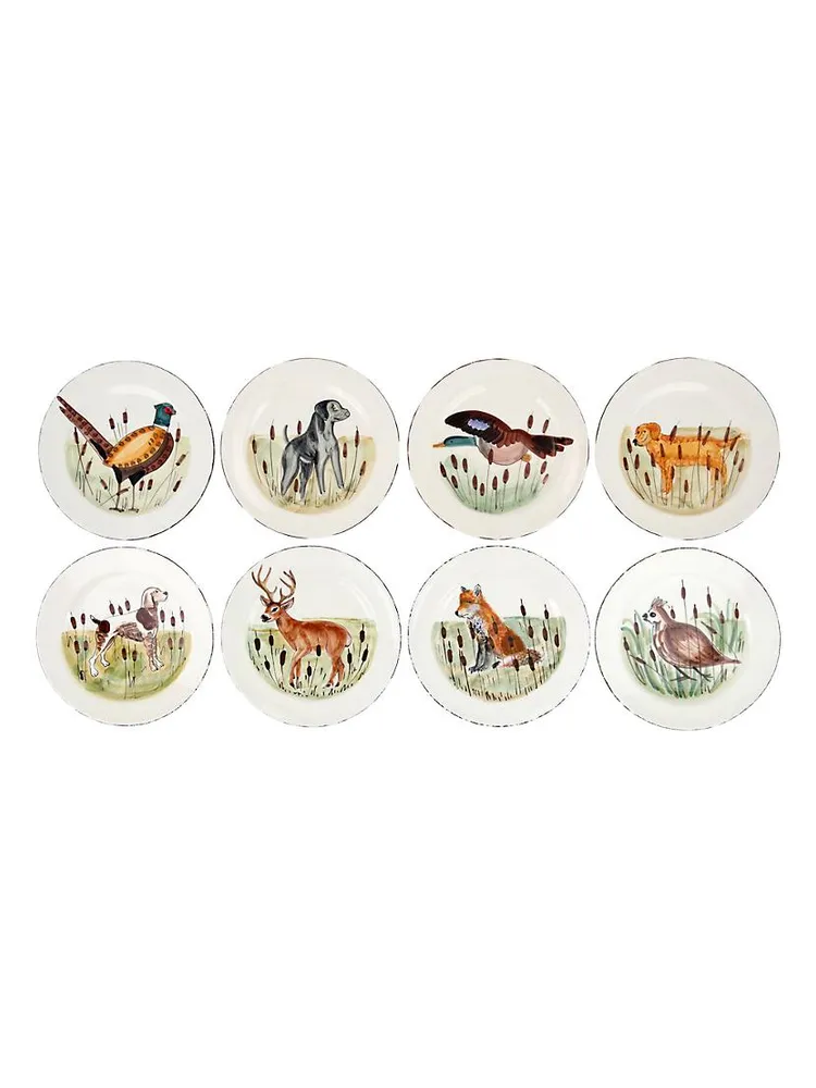 Wildlife 8-Piece Assorted Dinner Plate Set