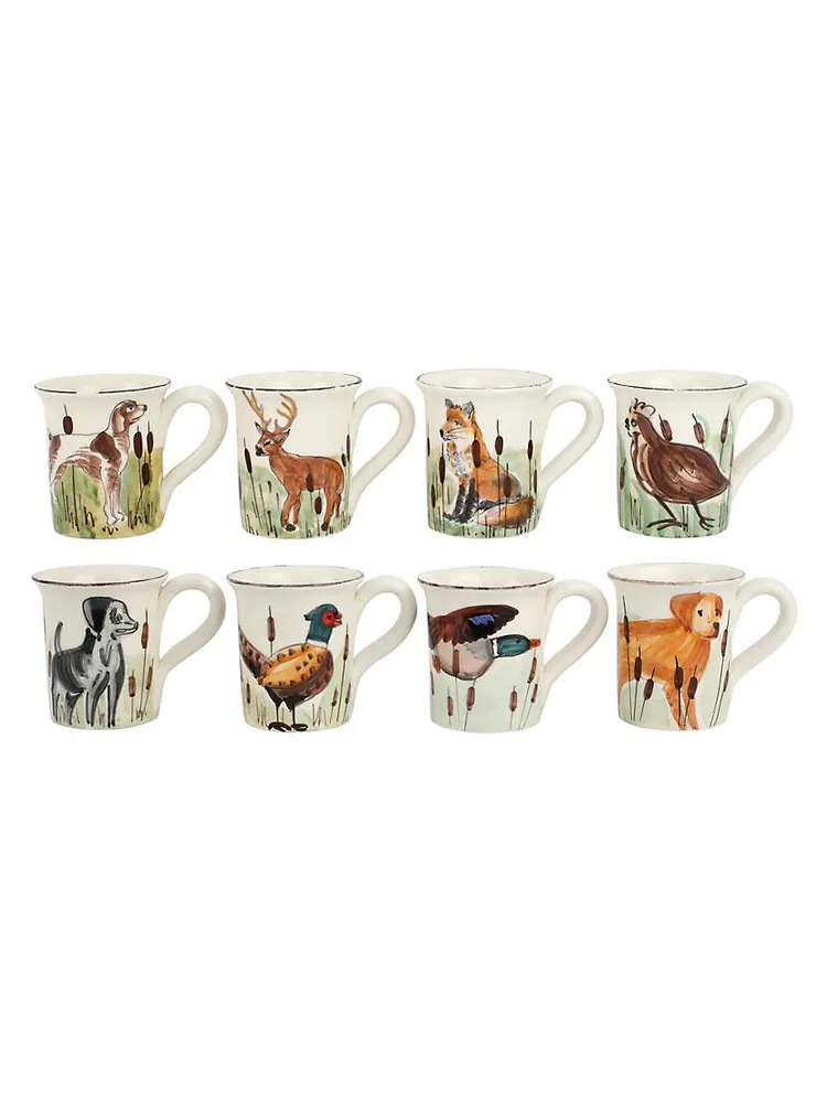 Wildlife 8-Piece Assorted Mug Set