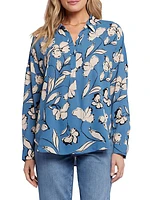 Becky Floral-Print Blouse