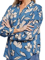 Becky Floral-Print Blouse