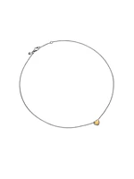 Cable Collectibles Cable Cookie Classic Heart Necklace With 18K Yellow Gold