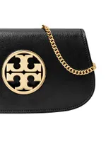 Reva Leather Clutch-On-Chain