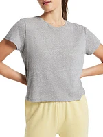 Wesley Bowery Boxy Heathered Cotton Tee