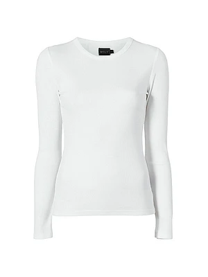 Rivington Rib-Knit Blouse
