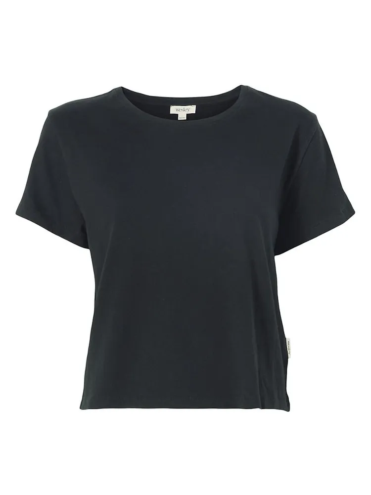 Wesley Bowery Boxy Weekend Cotton Crop Tee