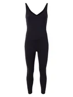 Tempo V-Neck Full-Length Catsuit