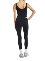 Tempo V-Neck Full-Length Catsuit