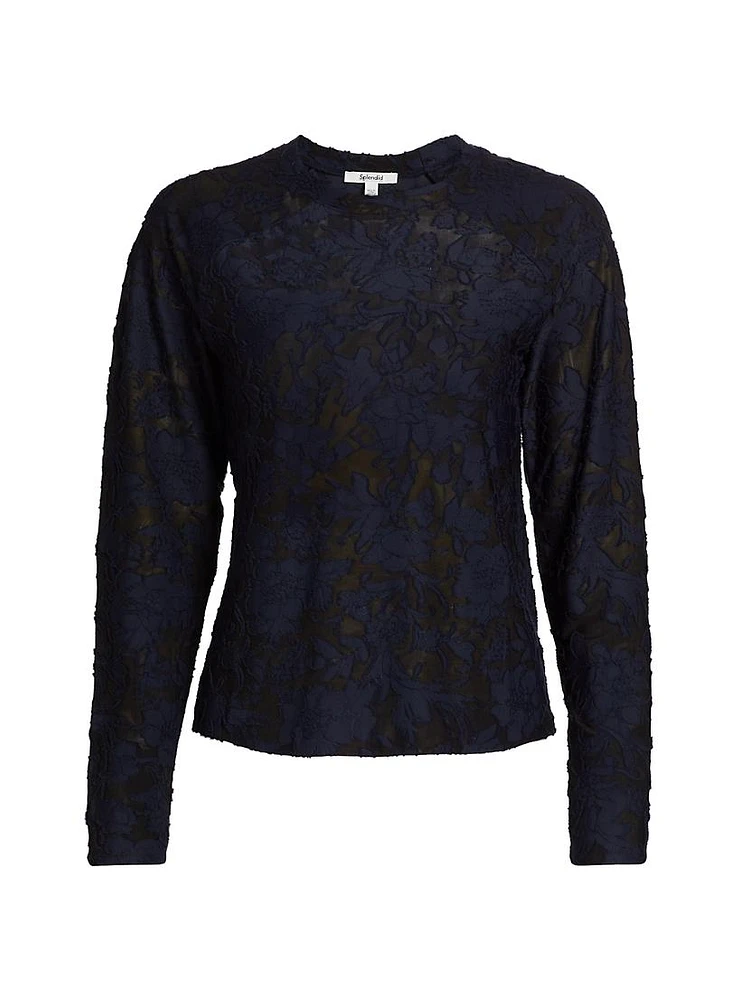 Cecelia Floral Long-Sleeve T-Shirt