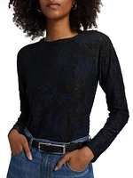 Cecelia Floral Long-Sleeve T-Shirt