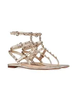 Rockstud Metallic Flat Flip-flop Sandal