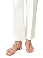 Rockstud Metallic Flat Flip-flop Sandal