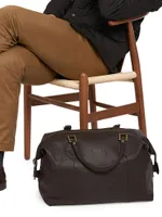 Medium Travel Explorer Leather Tote Bag