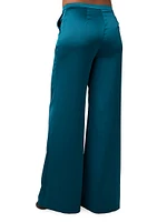 Nolita Wide-Leg Satin Pants