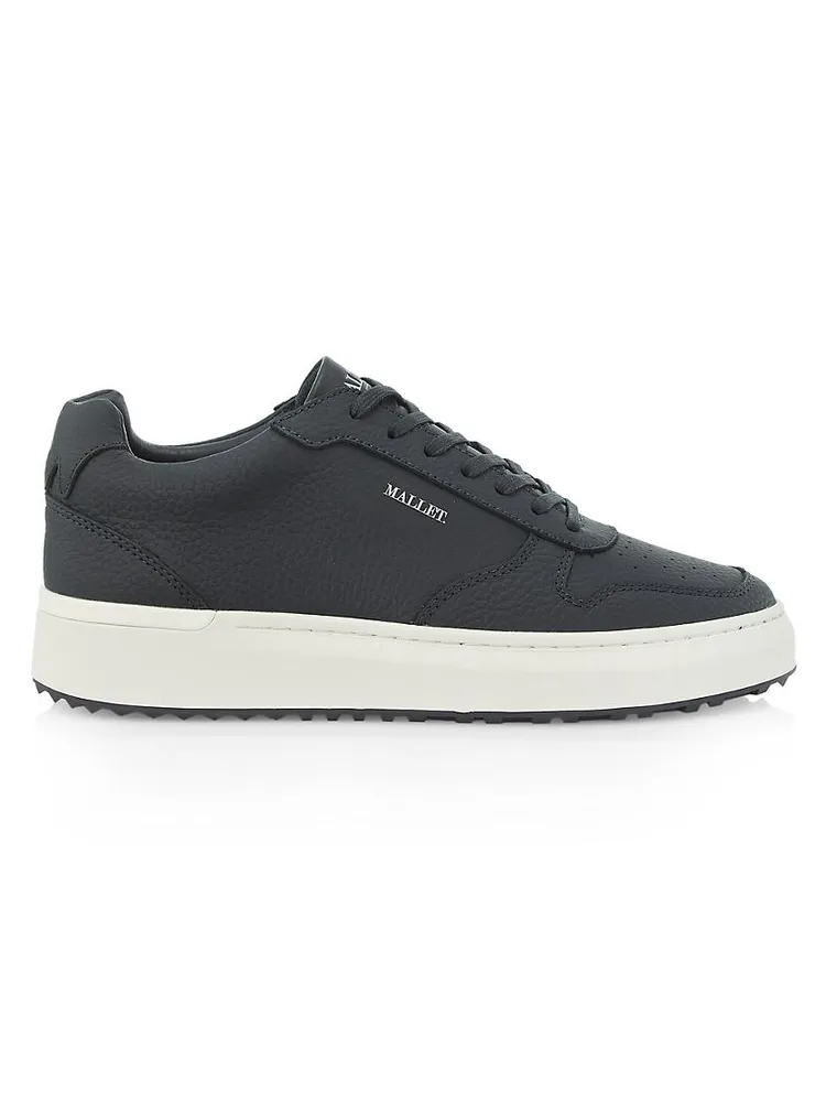 Hoxton 2.0 Croc-Embossed Leather Sneakers