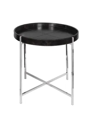 Derby Leather Tray Table