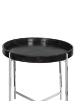 Derby Leather Tray Table
