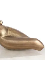 Rhea Marble & Brass Sculpture