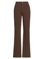 Crosby High-Rise Flare Twill Pants