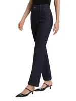 Delilah Tailored Cropped Flared Jeans