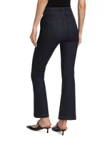 Delilah Tailored Cropped Flared Jeans