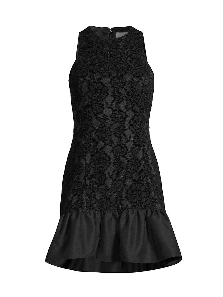 Elton Floral Lace Minidress