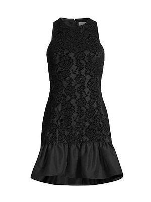 Elton Floral Lace Minidress