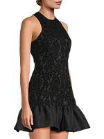 Elton Floral Lace Minidress