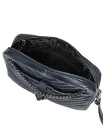 Edie Leather Zip Shoulder Bag