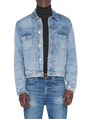 Mar Azul Destruct Vintage Denim Jacket