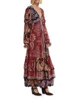 Sweet Mermaids Paisley Maxi Dress