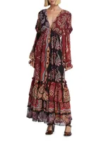 Sweet Mermaids Paisley Maxi Dress