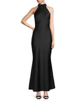 Evianna Draped Maxi-Dress