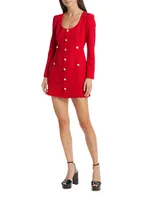 Phillipa Long-Sleeve Minidress