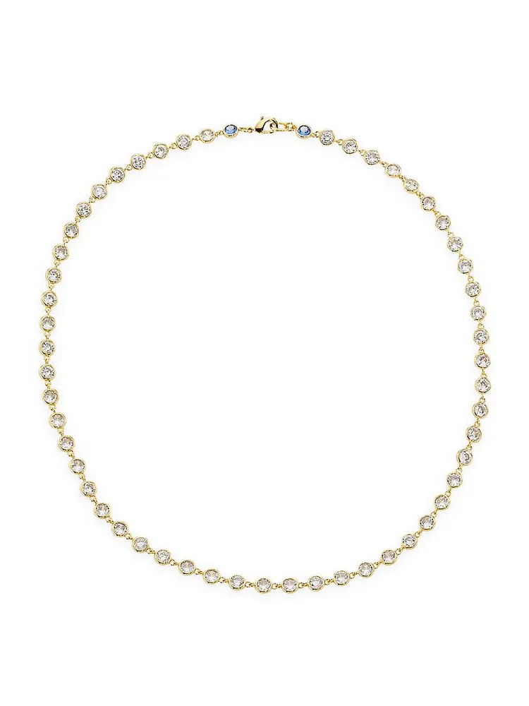 Diamond Life Goldtone & Cubic Zirconia Necklace