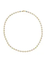 Diamond Life Goldtone & Cubic Zirconia Necklace