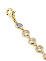 Diamond Life Goldtone & Cubic Zirconia Necklace