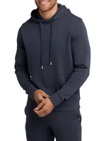 French Terry Cotton-Blend Hoodie