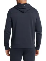 French Terry Cotton-Blend Hoodie