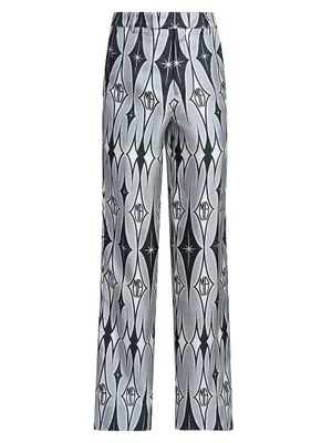 Argyle Tailored Baggy Pants