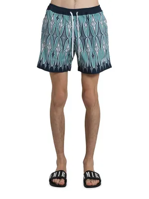 Argyle Swim Shorts